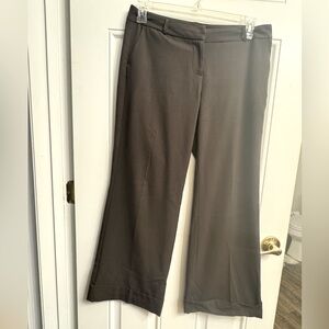 Boot cut brown work slacks